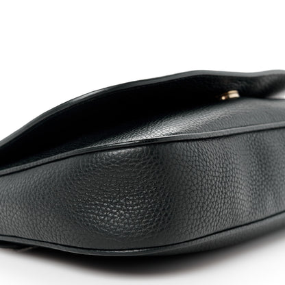 Gucci Pebbled Calfskin Medium Soho Flap Crossbody Black 10 of 11