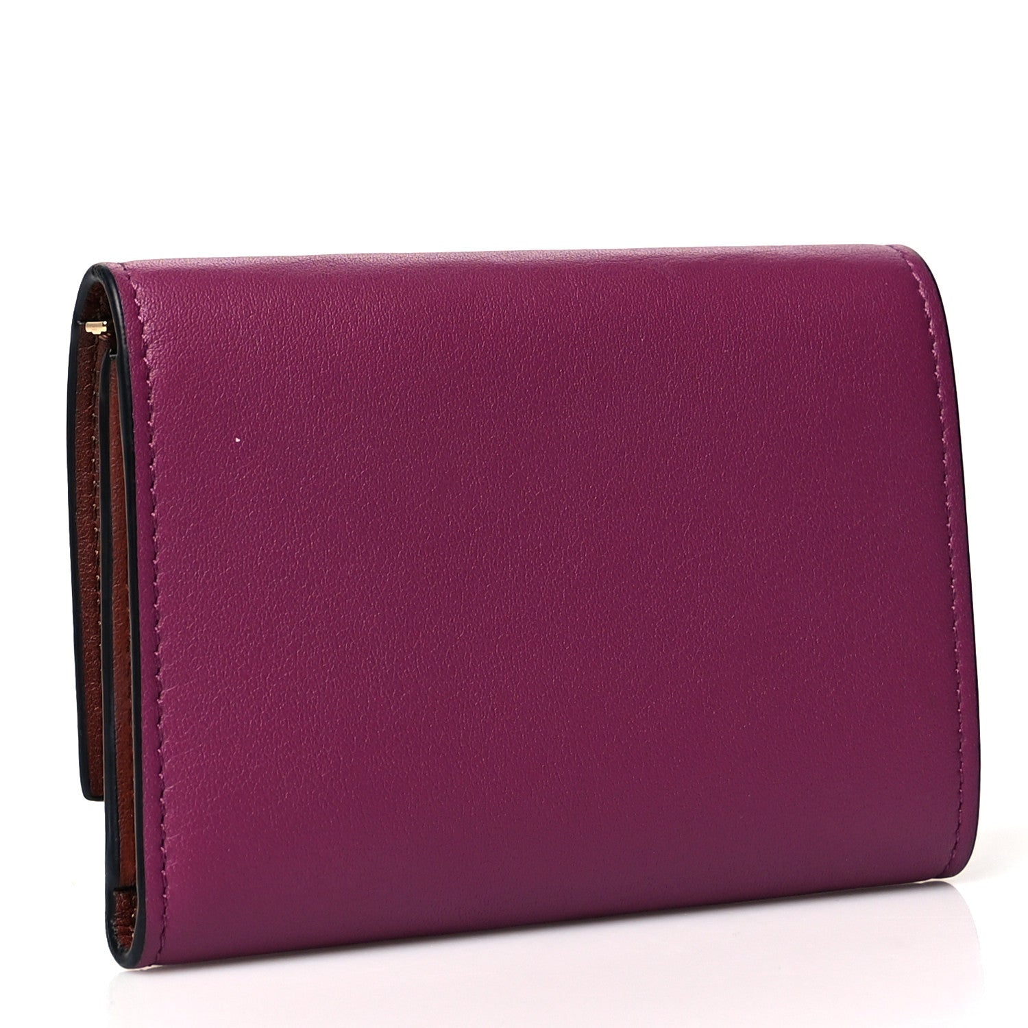 Loewe X SPIRITED AWAY Calfskin Aogaeru Small Vertical Wallet Bouganville 3 of 9