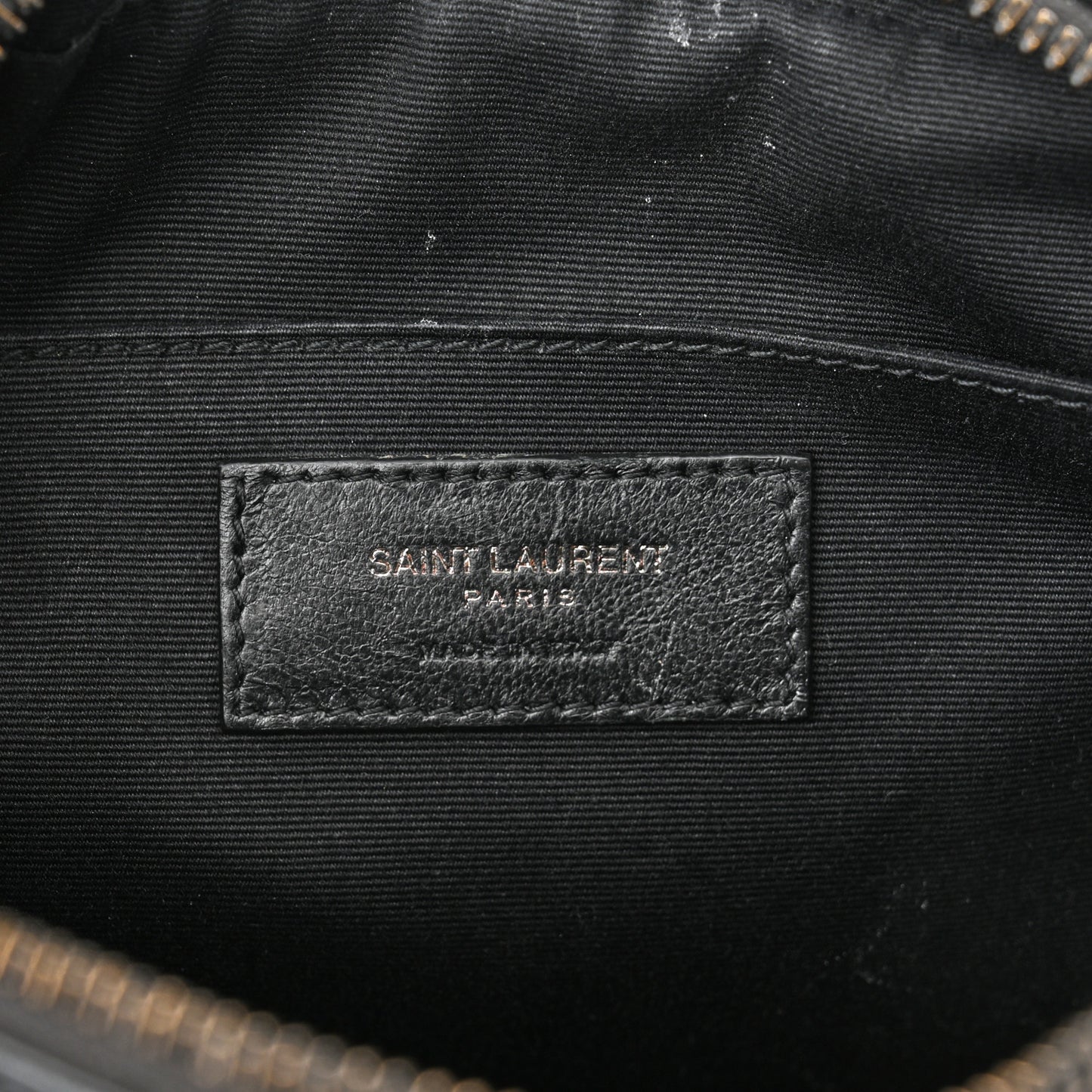 Calfskin Matelasse Monogram Monochrome Lou Camera Bag Black