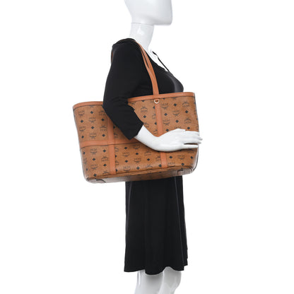 MCM Visetos Nappa Medium Aren Tote Cognac 2 of 11