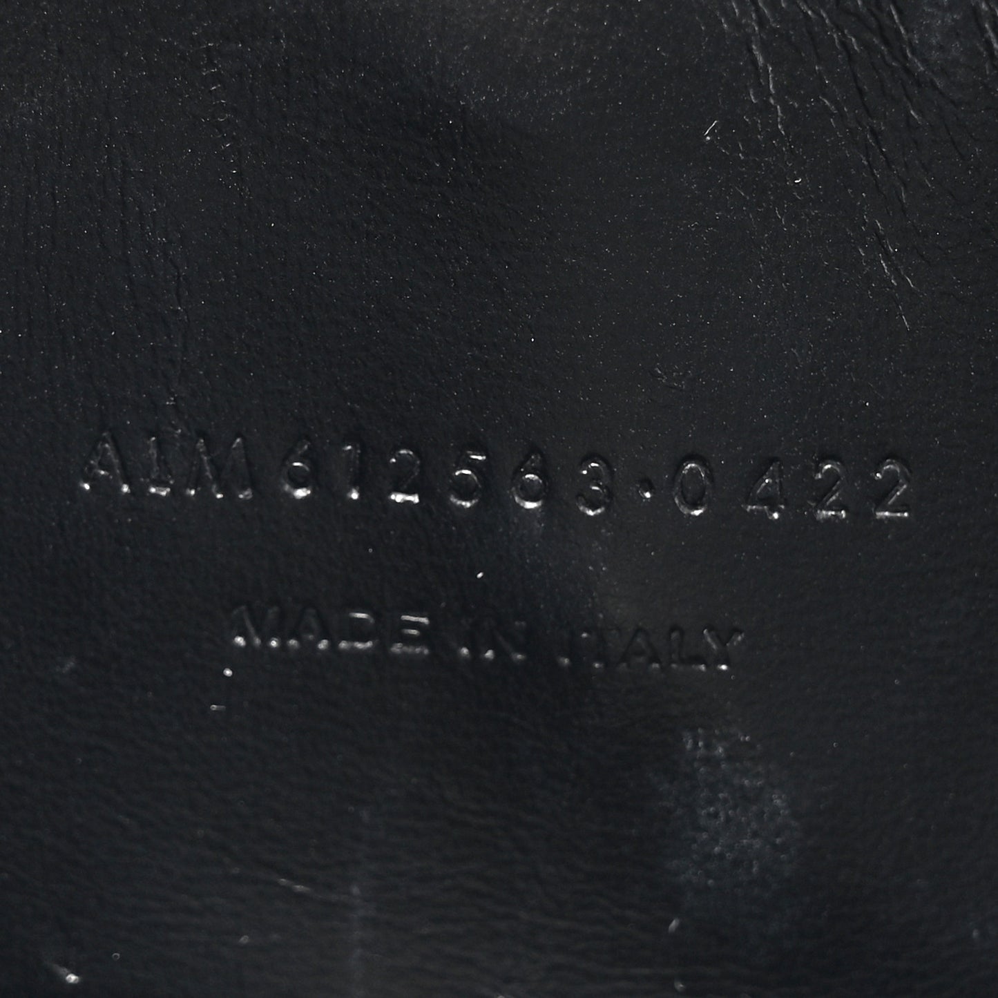 Patent Calfskin Crocodile Embossed Monogram Mini Lou Camera Bag Black