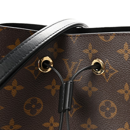 Louis Vuitton Monogram Neonoe MM Black 6 of 8