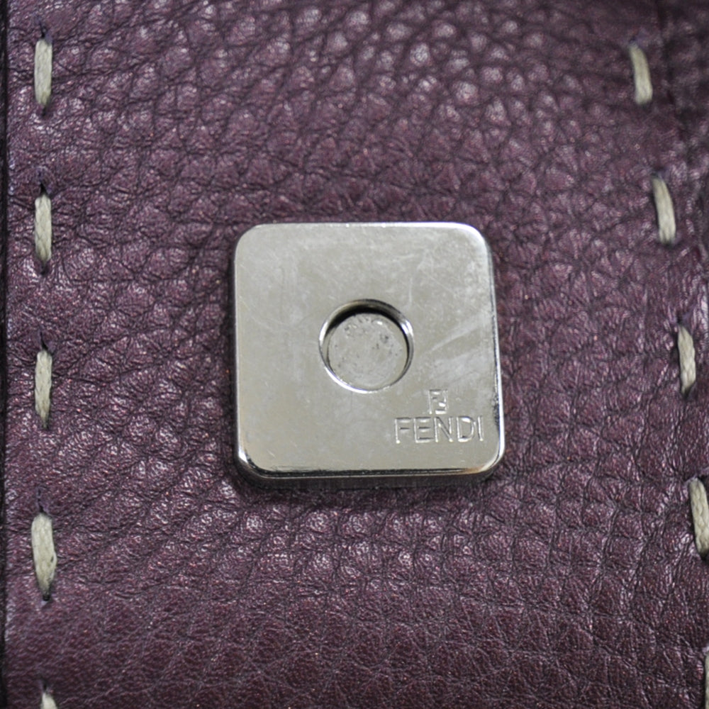 Fendi Calfskin Romano Selleria Sporty Purple 7 of 9