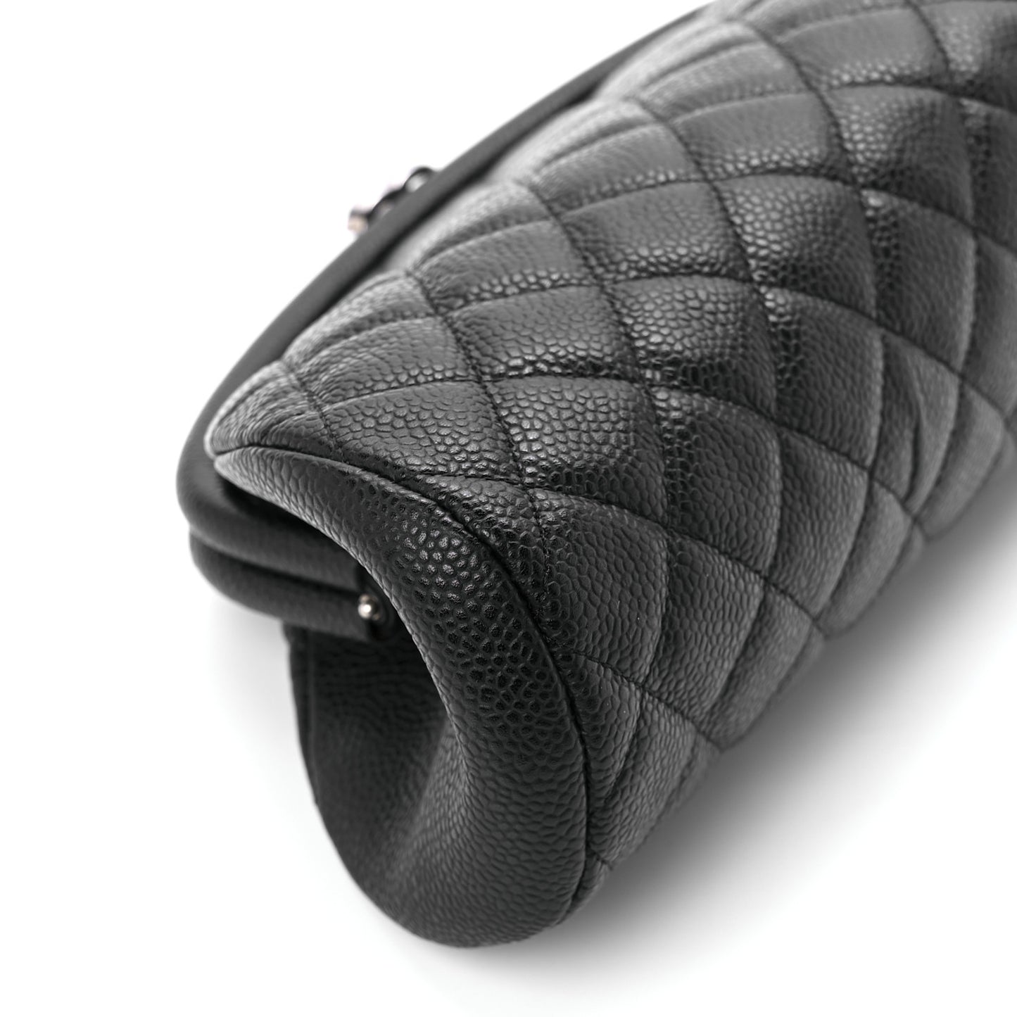 Caviar Quilted Timeless Clutch Black