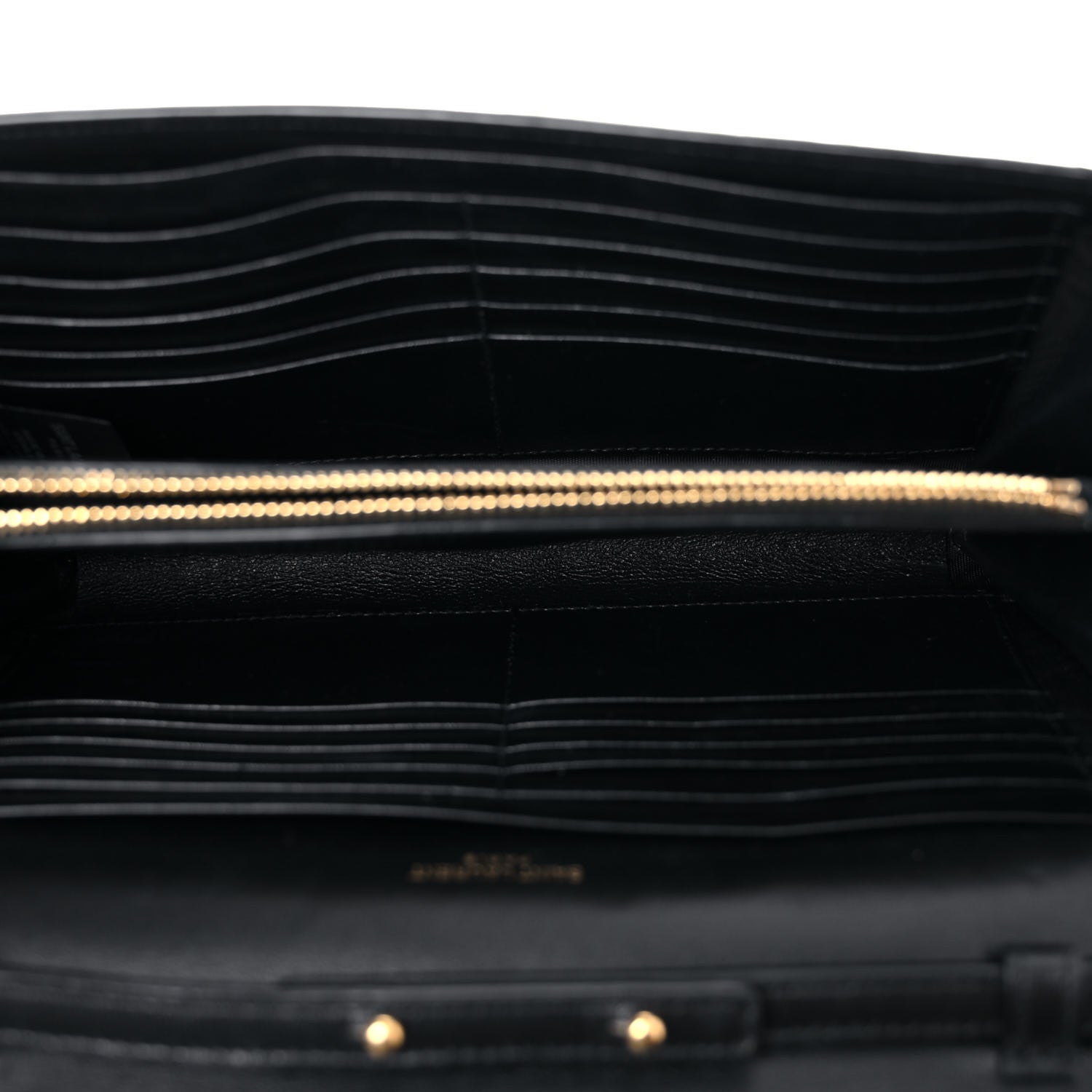 Saint Laurent Calf Hair Monogram Chain Wallet Leopard 5 of 14