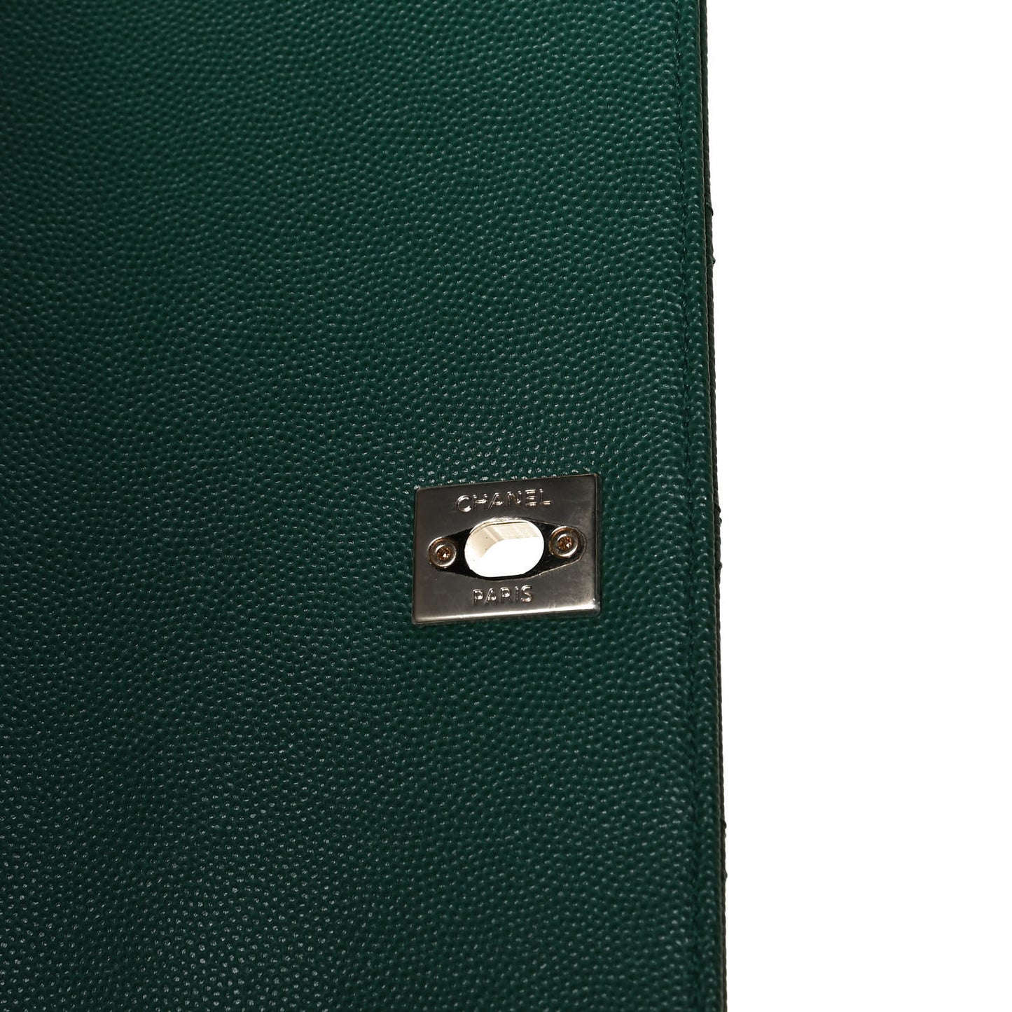 Caviar Quilted Medium Business Affinity Flap Green