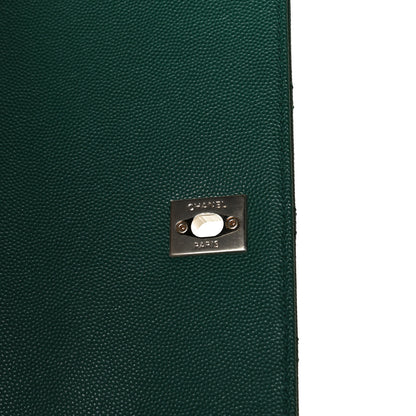 Chanel Caviar Quilted Medium Business Affinity Flap Green 12 of 13