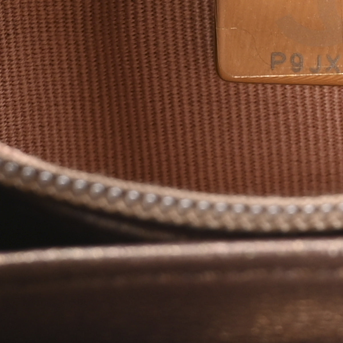 Metallic Aged Calfskin Quilted Nano Kelly Shopper Light Brown