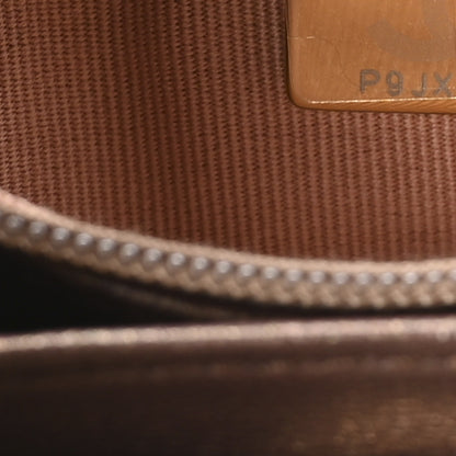 Chanel Metallic Aged Calfskin Quilted Nano Kelly Shopper Light Brown 7 of 10