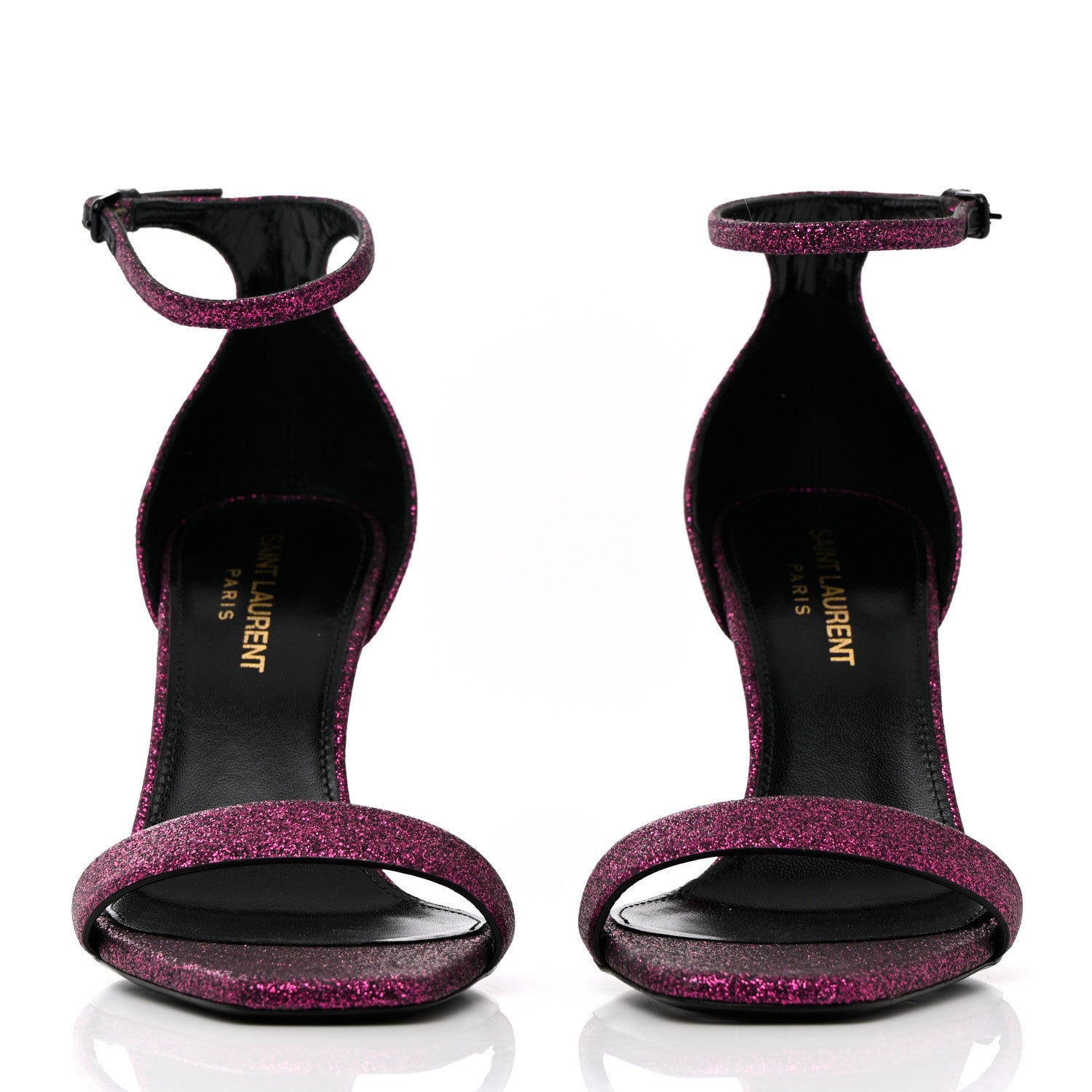 Saint Laurent Evora Amber 85 Astrap Sandals 36.5 Pink 2 of 11