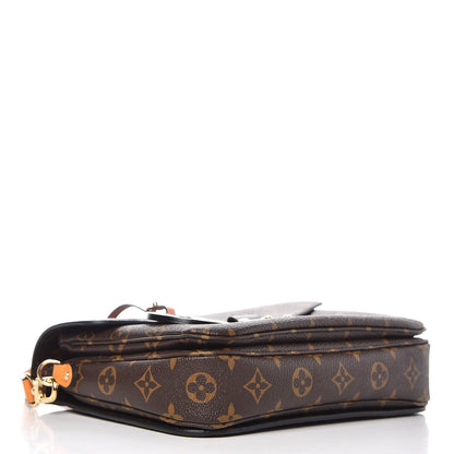 Louis Vuitton Monogram Braided Pochette Metis Coquelicot 4 of 7