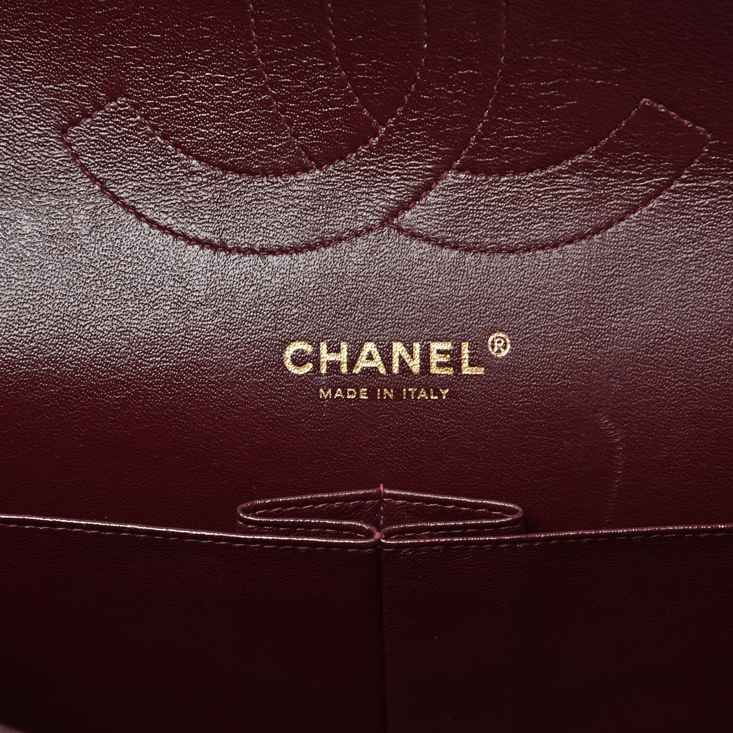 Lambskin Quilted Jumbo Double Flap Black
