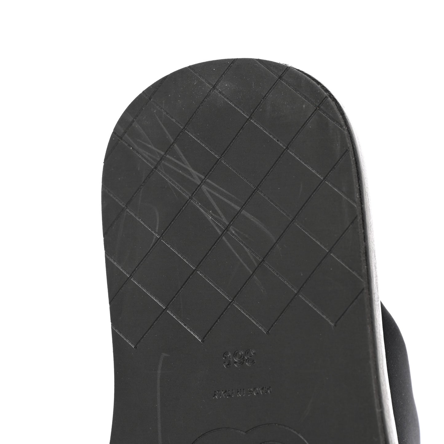 Fabric CC Mules Sandals 36 Black