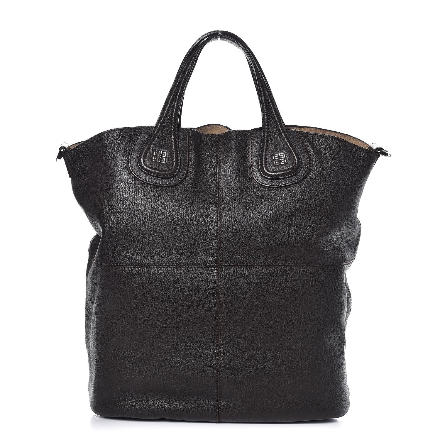 Givenchy Lambskin North South Nightingale Dark Brown 1 of 8