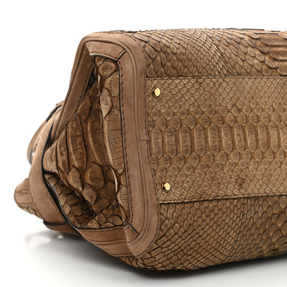 Gucci Python Large GG Running Tote Brown 4 of 13