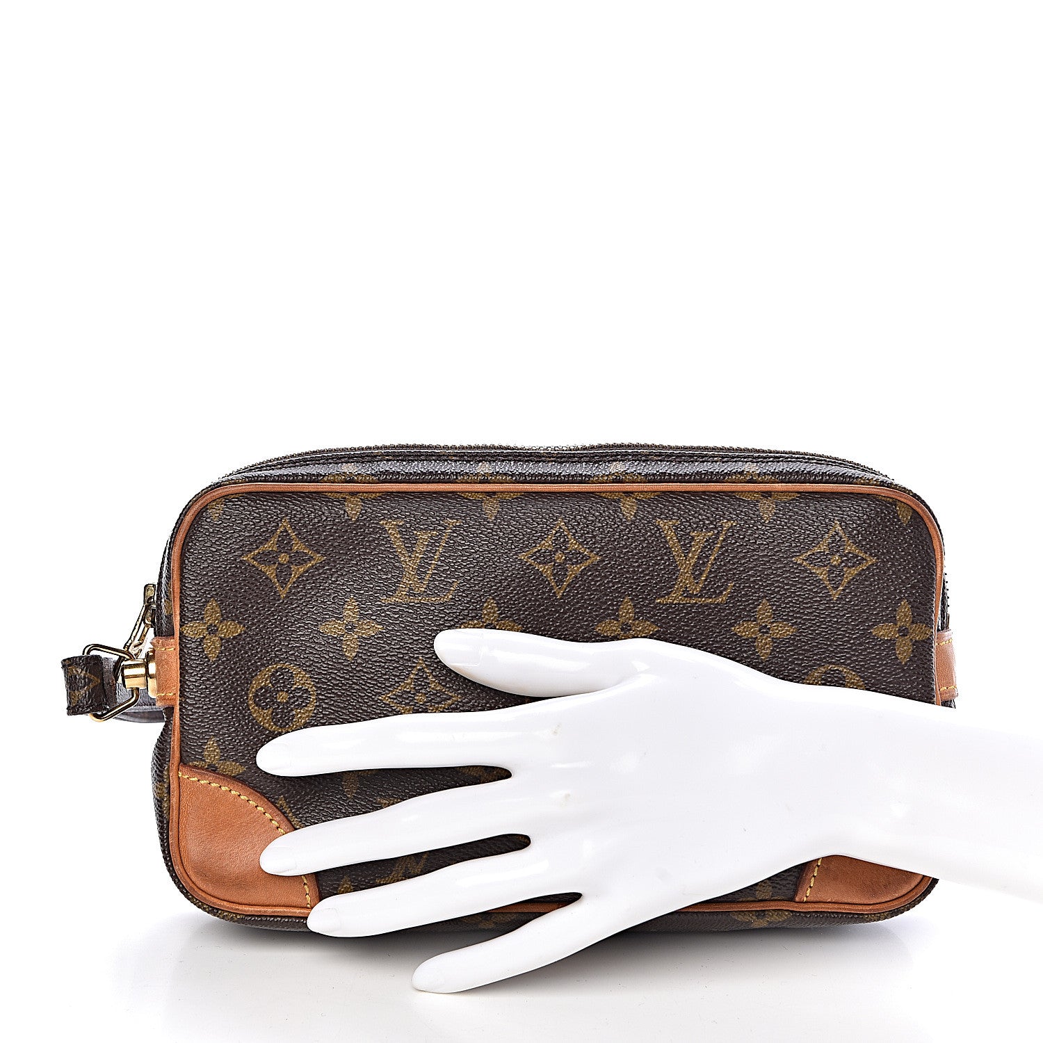 Louis Vuitton Monogram Pochette Marly Dragonne 22 2 of 9