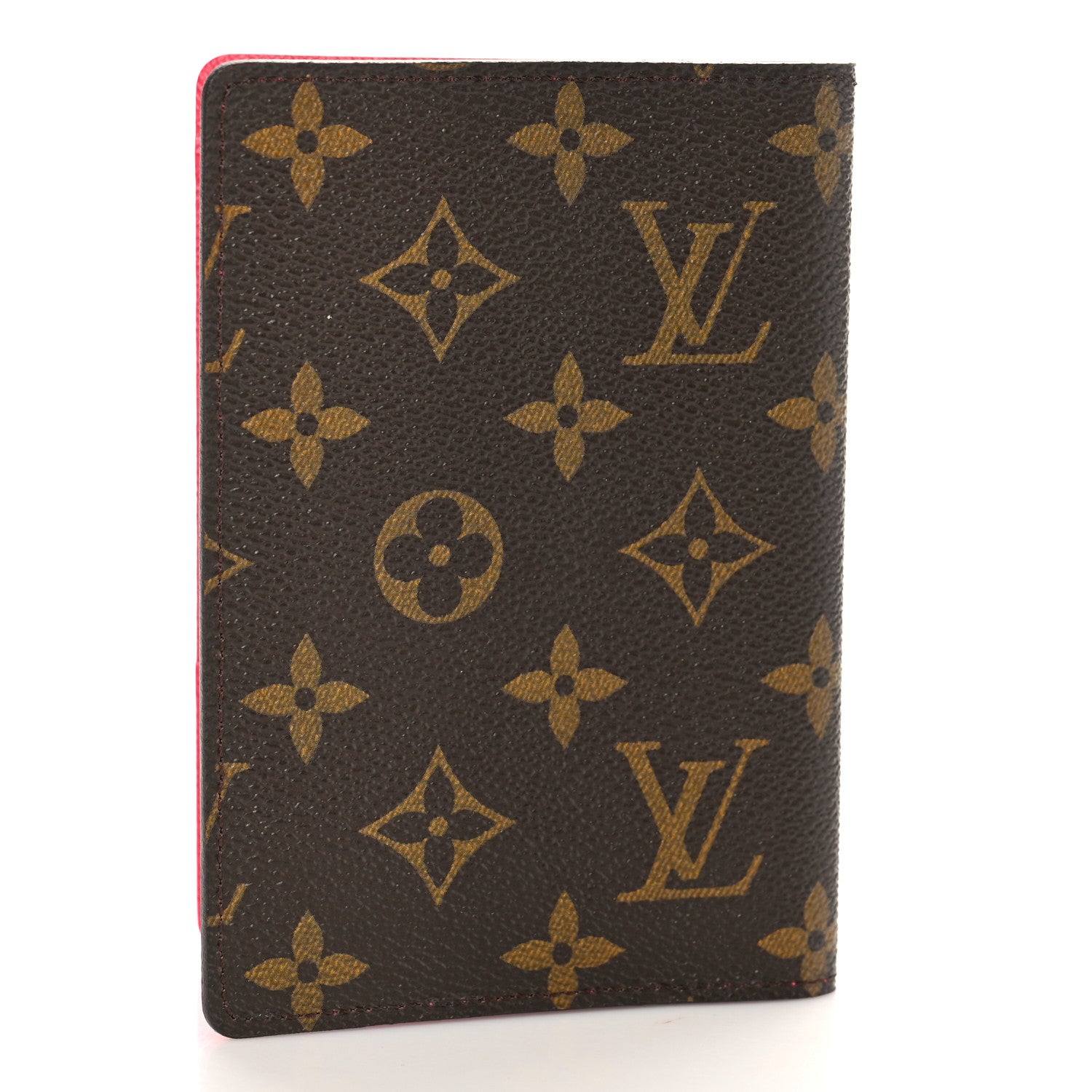 Louis Vuitton Monogram My LV Heritage Passport Cover Fuchsia Orange 3 of 8