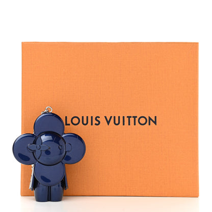 Louis Vuitton Metal Vivienne Bag Charm Key Holder Blue Marine 6 of 6