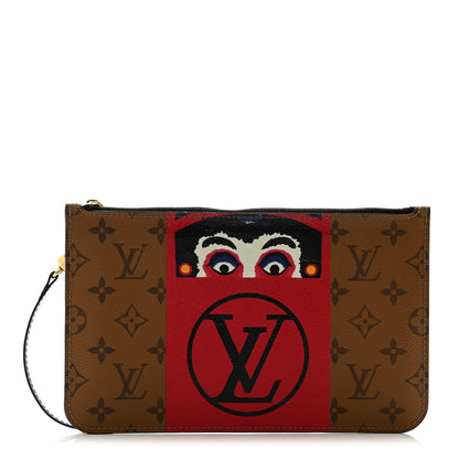 Louis Vuitton Reverse Monogram Kabuki MM GM Pochette 1 of 9