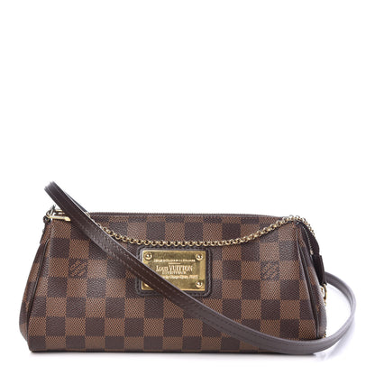 Louis Vuitton Damier Ebene Eva Clutch 1 of 10
