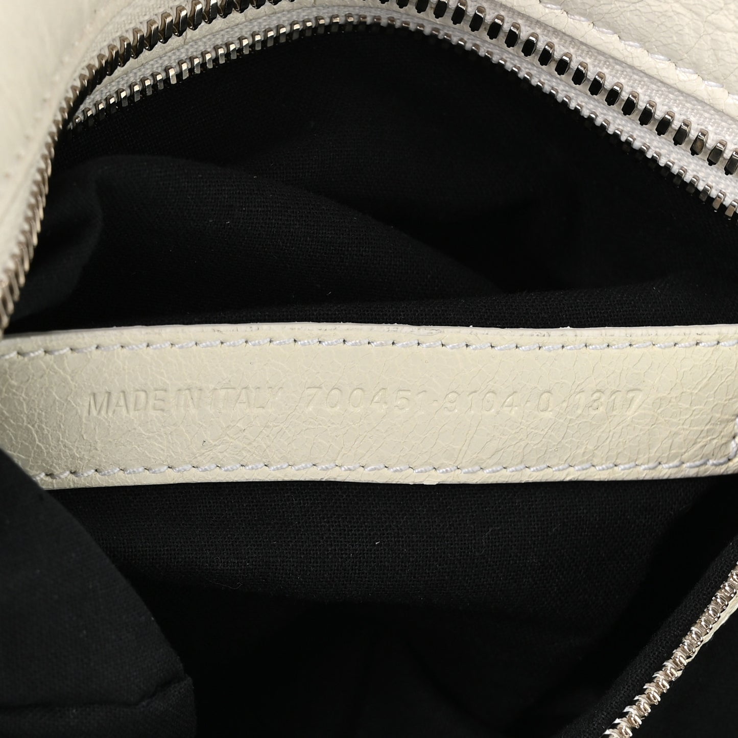 Agneau Arena Neo Cagole City Handbag Optic White