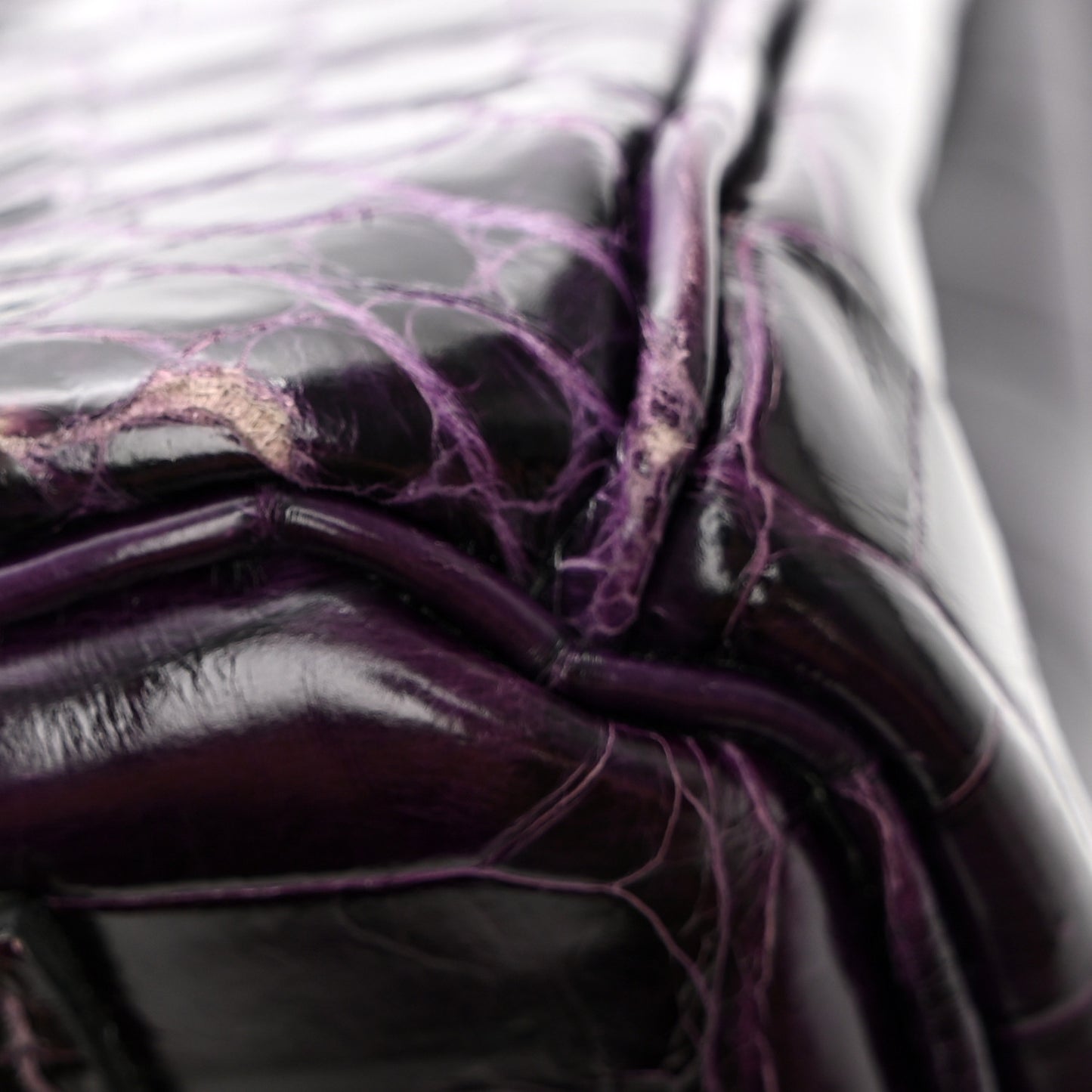 Shiny Niloticus Crocodile Birkin 30 Amethyst