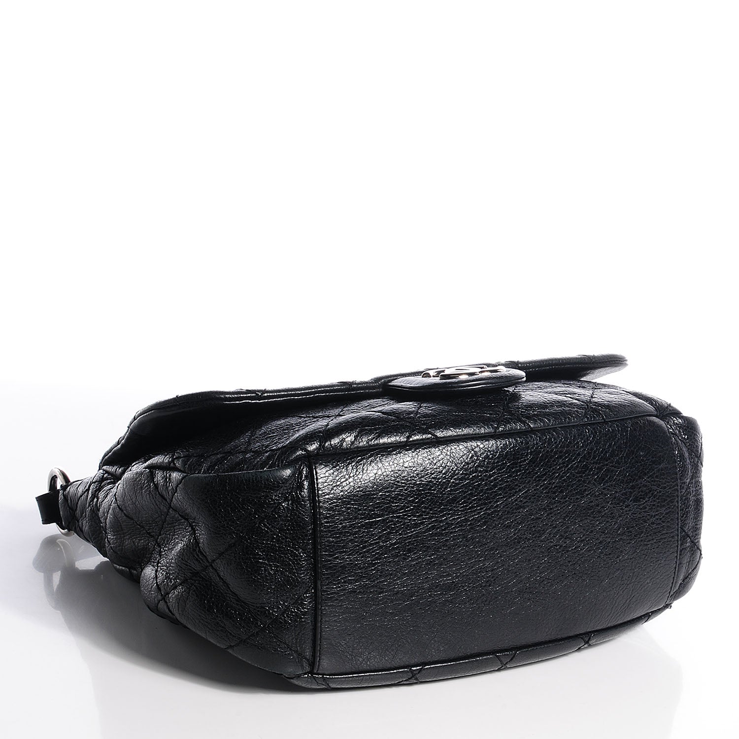 Chanel Glazed Calfskin On The Road XL Flap Black 4 of 7