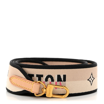 Louis Vuitton Jacquard Speedy Bandouliere 20 Shoulder Strap Black 1 of 4