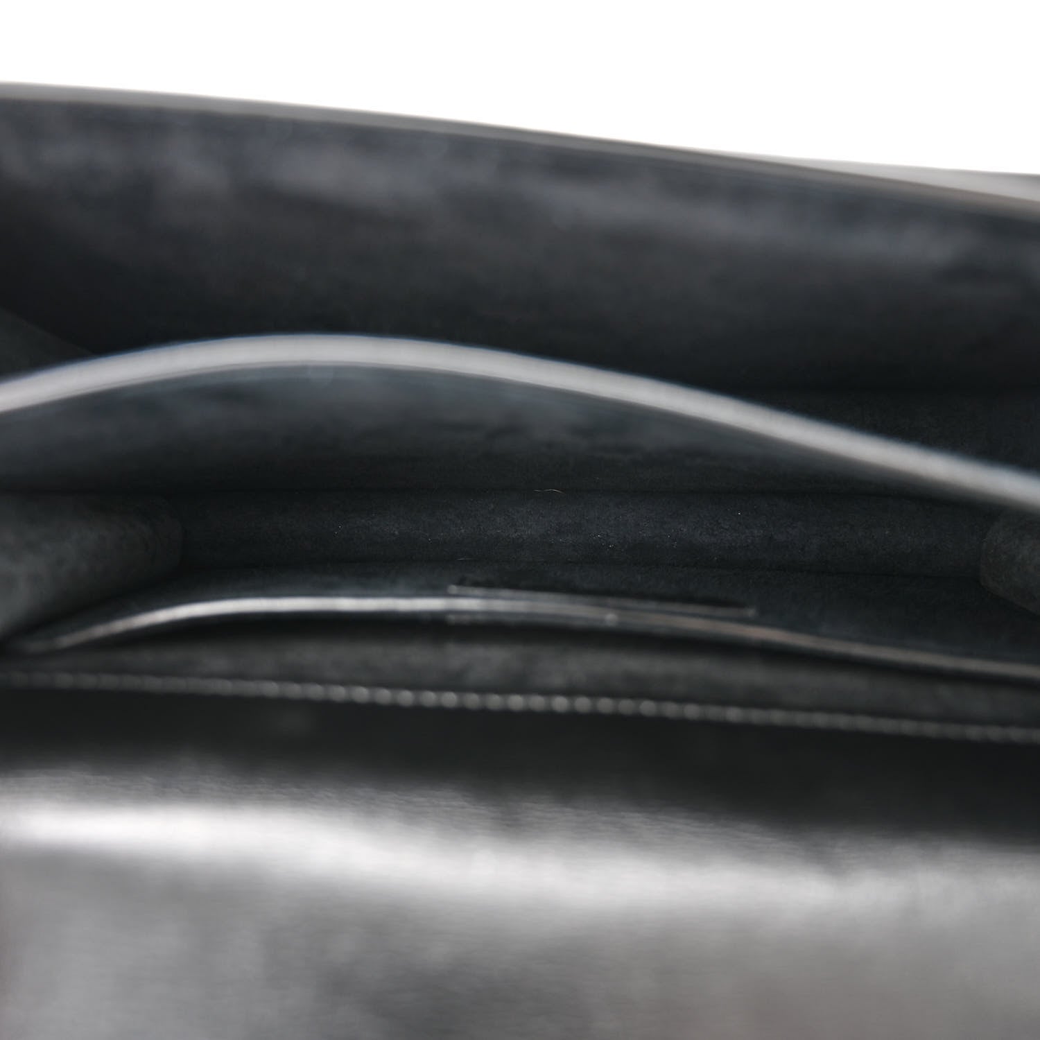 Saint Laurent Calfskin Medium Monogram Monochrome Sunset Black 5 of 9