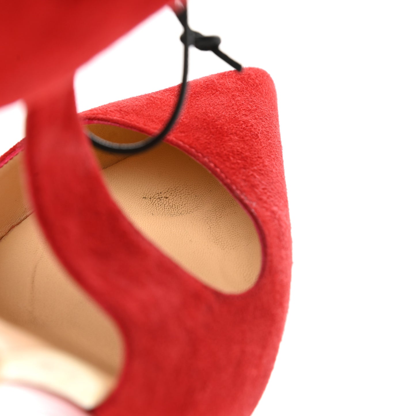 Veau Velours Pony Hair Ferme Rouge 100 Pumps 38.5 Rougissime
