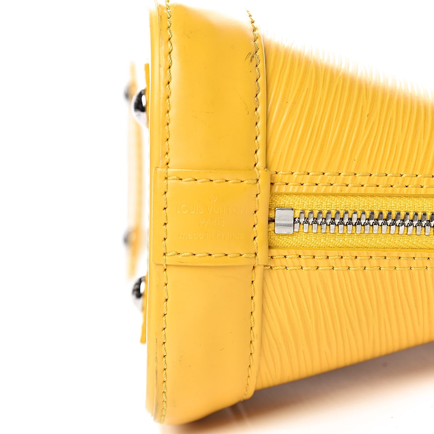 Louis Vuitton Epi Alma BB Citron 11 of 11