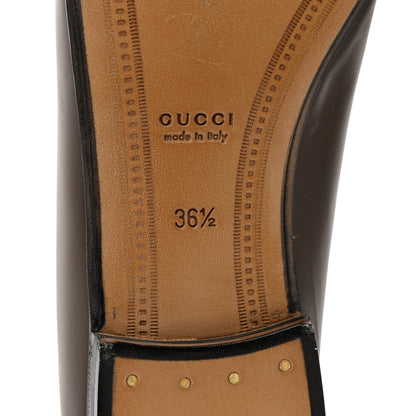 Gucci Wexford Malaga Kid Gucci 100 Centennial Womens Jordaan Loafers 36.5 New Acero New Shamarock Crop Hibiscus Red 8 of 8