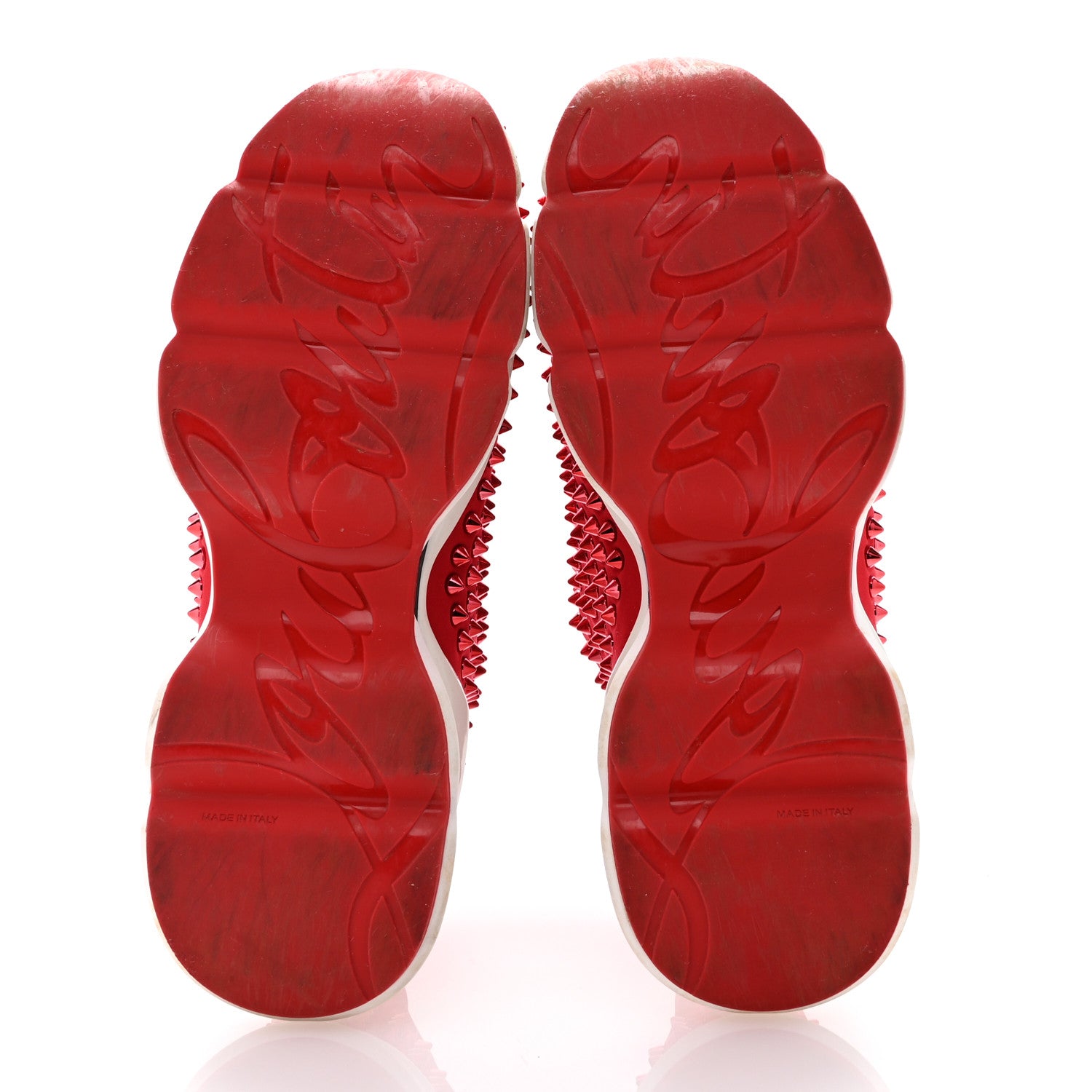 Christian Louboutin Neoprene Spike Sock Donna Flat Sneakers 39.5 Loubi 6 of 13