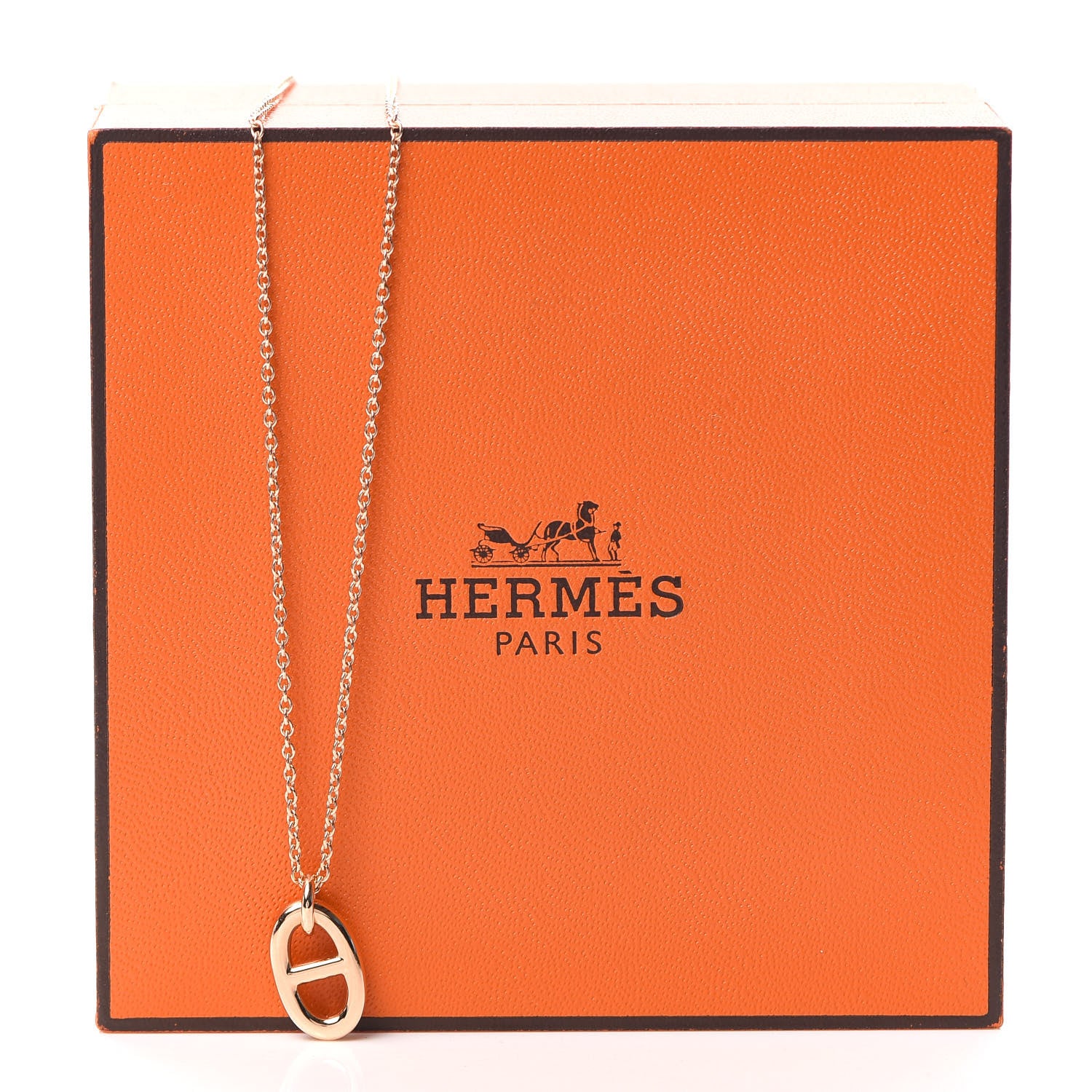 Hermes 18K Rose Gold PM Farandole Pendant Necklace 6 of 6