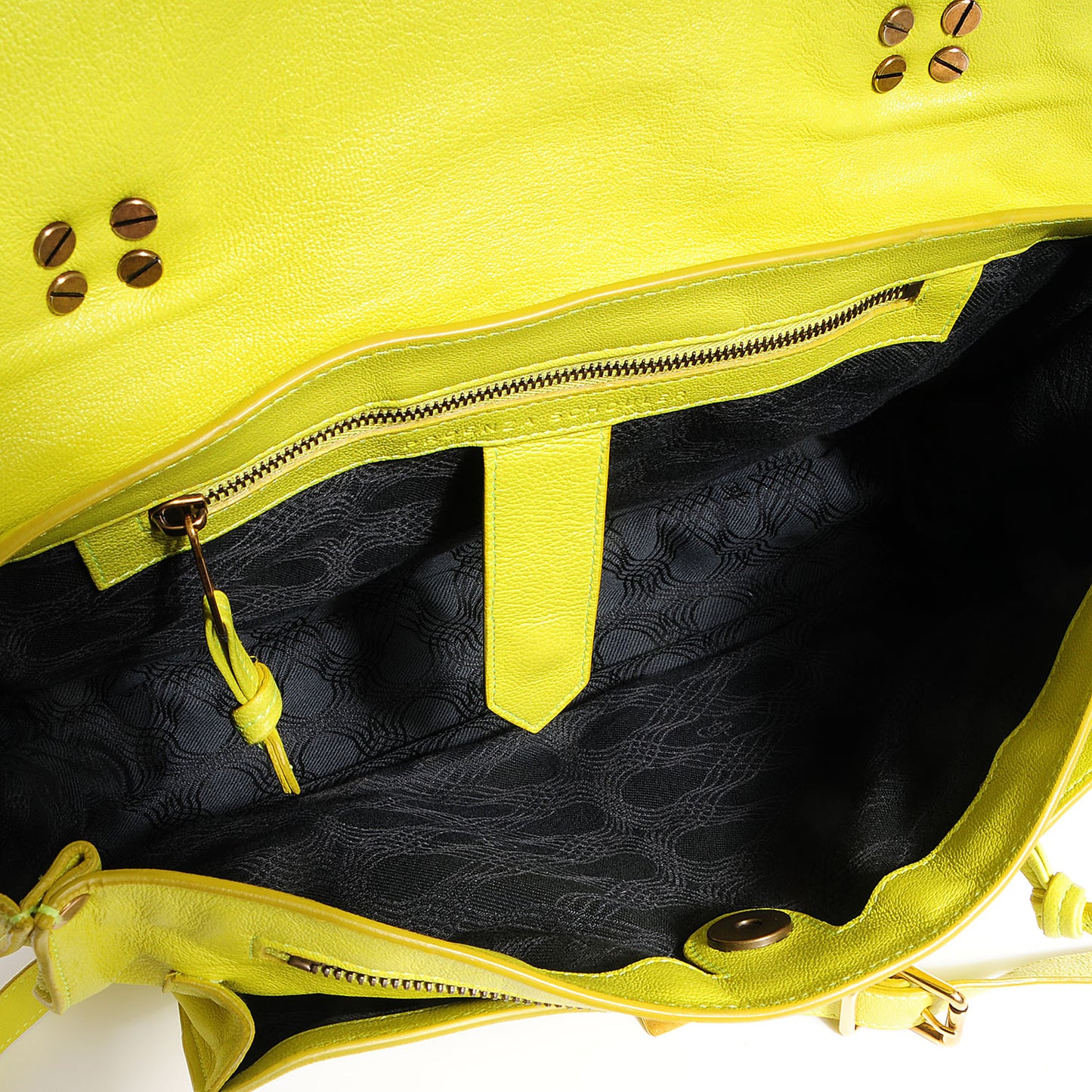 Lambskin PS1 Medium Satchel Lemon