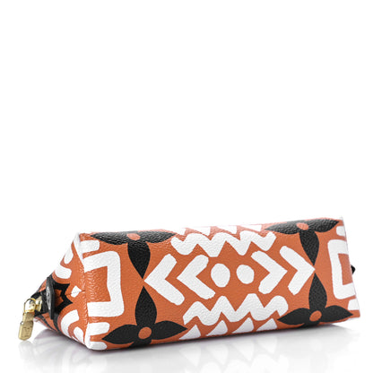 Louis Vuitton Monogram Giant Crafty Cosmetic Pouch Creme Caramel 4 of 8