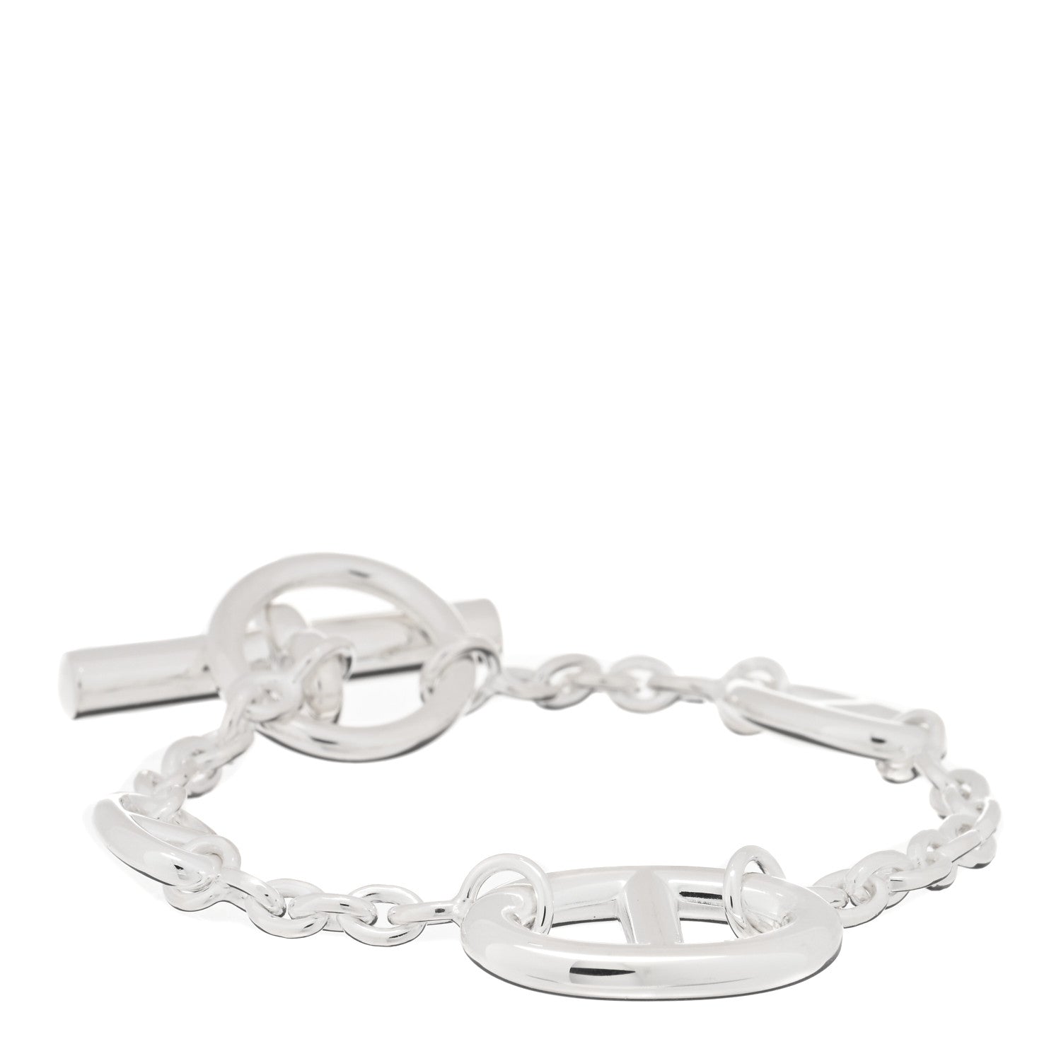 Hermes Sterling Silver Farandole Bracelet ST 1 of 4