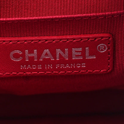 Chanel Metallic Aged Calfskin Quilted Small Gabrielle Bucket Silver 6 of 9