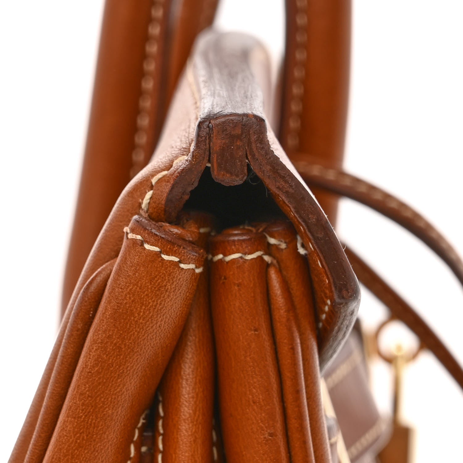 Hermes Toile Barenia Birkin 35 Fauve 21 of 24