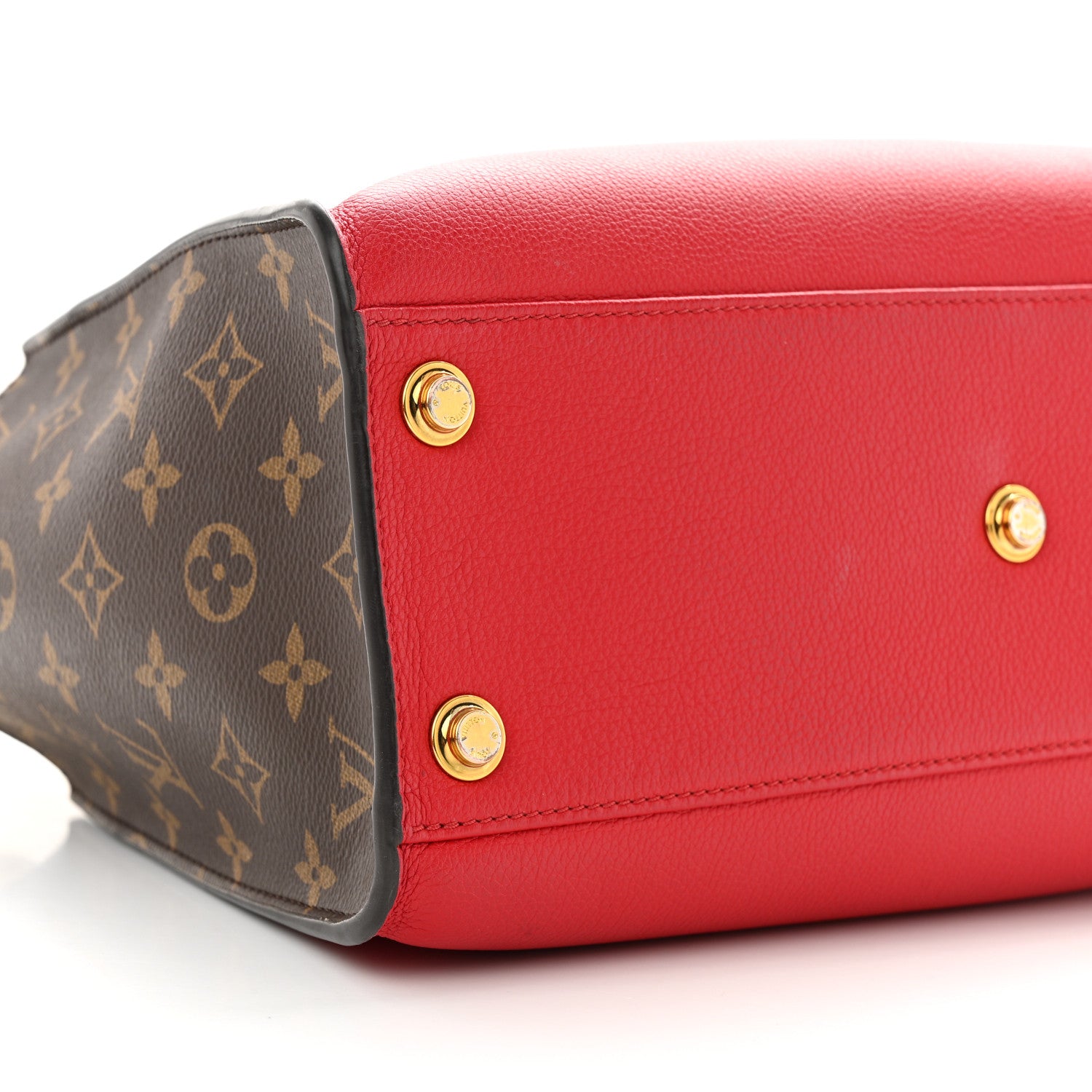 Louis Vuitton Calfskin Monogram On My Side Pirate Red 8 of 10