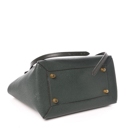 Celine Goatskin Smooth Calfskin Mini Belt Bag Dark Green 4 of 15