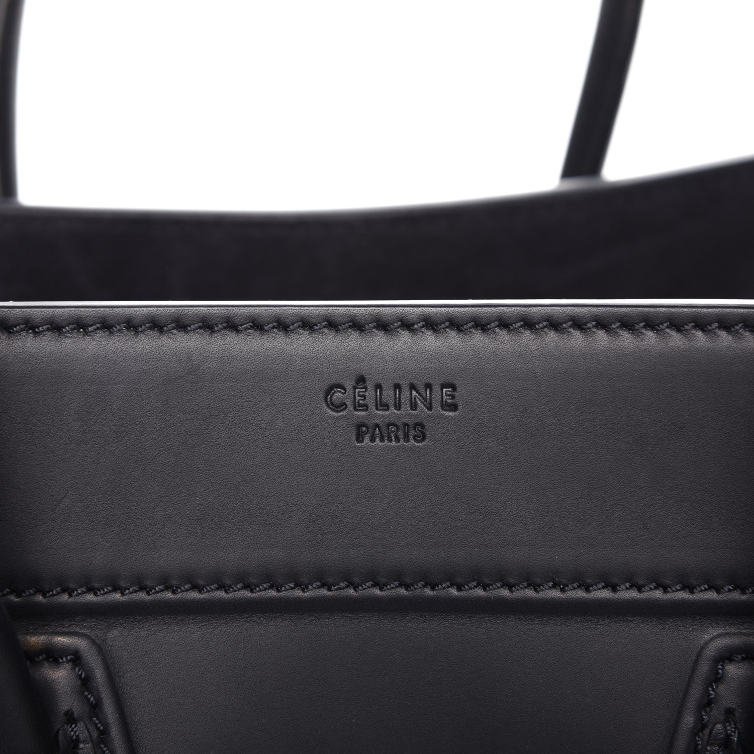 Celine Natural Calfskin Medium Phantom Luggage Navy Blue 6 of 8