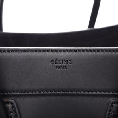 Celine Natural Calfskin Medium Phantom Luggage Navy Blue 6 of 8