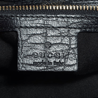 Gucci Monogram Web Hasler Hobo Black 6 of 7
