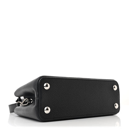 Louis Vuitton Taurillon Karung Capucines BB Black Cosmic 4 of 10