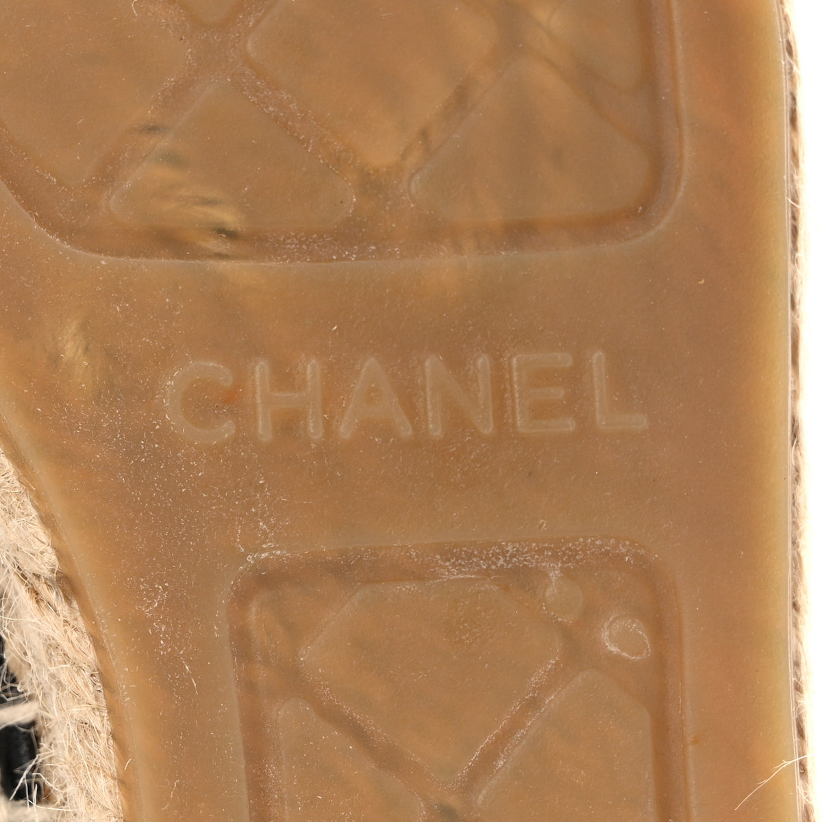 Chanel Lambskin CC Espadrilles 36 Black 8 of 16