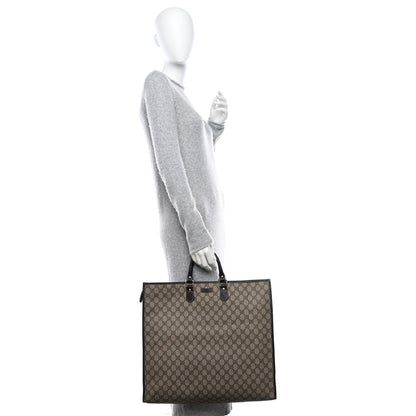 Gucci GG Plus Monogram XL Tote Dark Brown 2 of 11