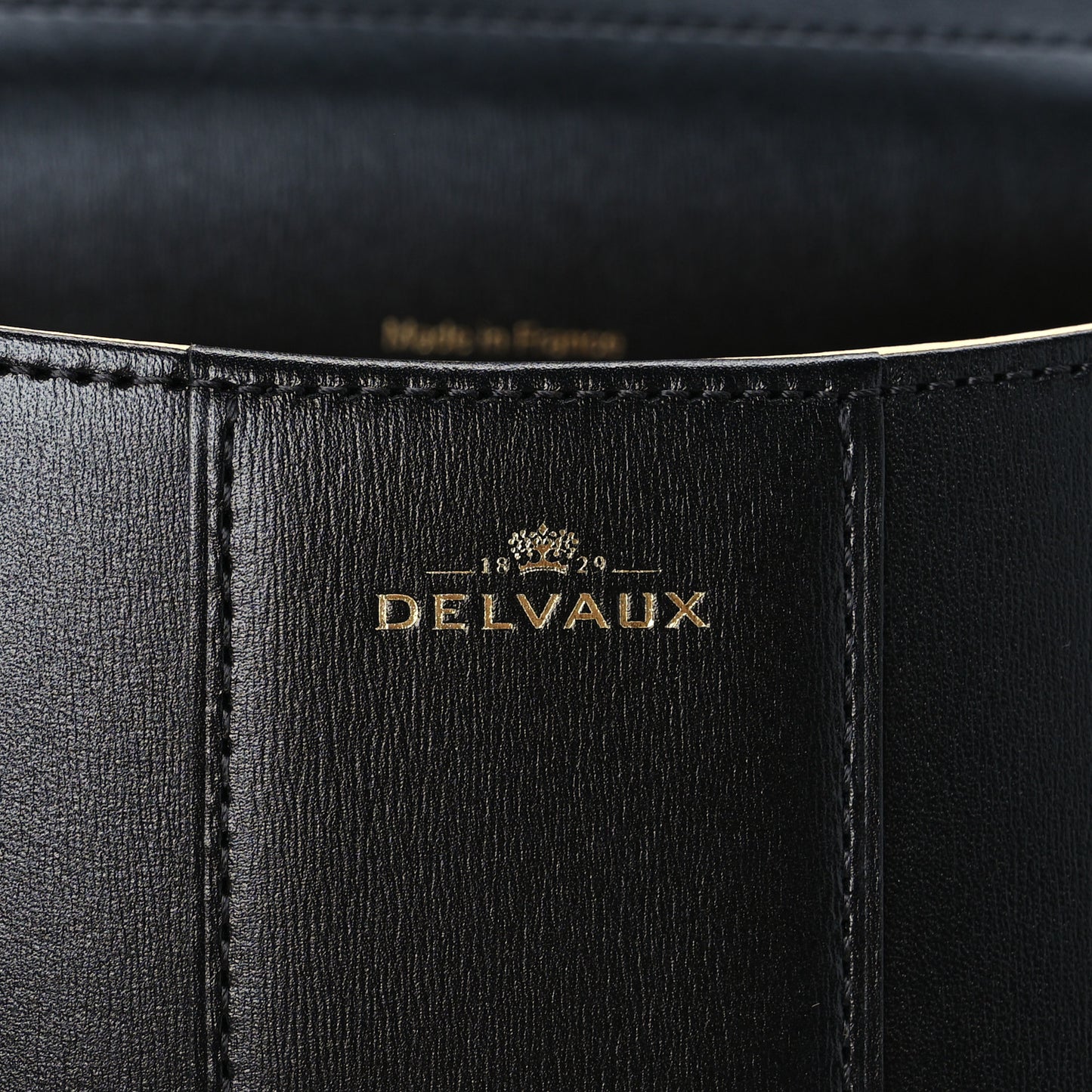 Box Calfskin Mini Brillant Satchel Black
