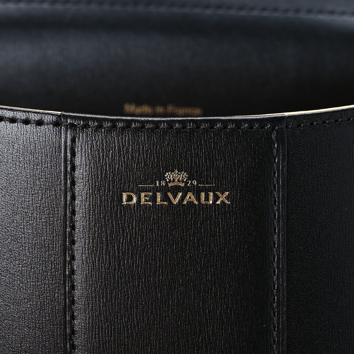 Delvaux Box Calfskin Mini Brillant Satchel Black 6 of 10