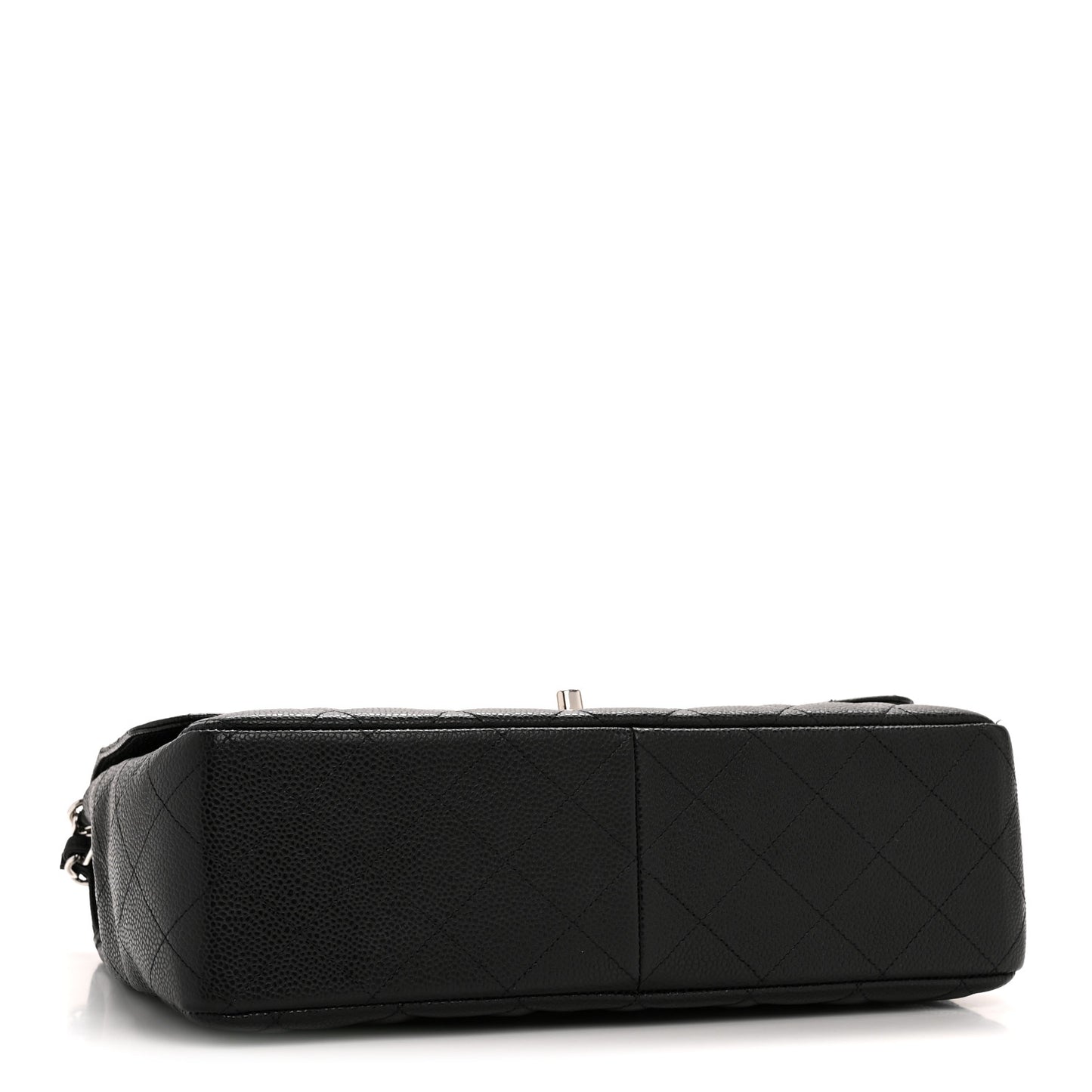 Caviar Quilted Jumbo Single Flap Black